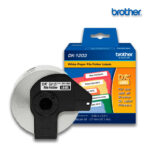 Cinta Brother DK-1203 Negro Sobre Blanco 17mm x 87.1mm (0.66" x 3.4") 300 Etiquetas