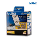 Cinta Brother DK-1221 Negro Sobre Blanco 23mm x 23mm (10.11" x 10.11") 1000 Etiquetas
