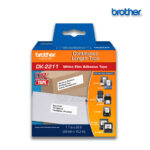 Cinta Brother DK-2211 Negro Sobre Blanco 1.1" x 50 pies (29 mm) x 15.24 mts.
