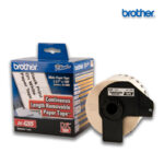 Cinta Brother DK-4205 Negro Sobre Blanco 2.4" x 100 pies (62 mm) x 30.48 mts.