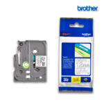 Cinta Brother TZE-135 Blanco sobre Transp. 12mm (1 2) x 8 mts.