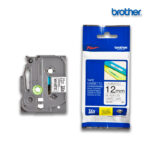 Cinta Brother TZE-231 Negro sobre Blanco 1 2 (12MM) x 8 mts.