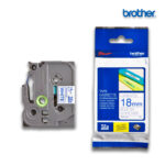 Cinta Brother TZE-243 Azul sobre Blanco 18mm (3 4) x 8 mts.