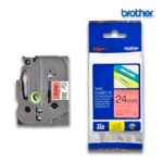 Cinta Brother TZE-451 Negro sobre RojoCinta Brother TZE-451 Negro sobre Rojo 24mm (1") x 8 mts. 24mm (1") x 8 mts.
