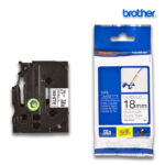 Cinta Brother TZE-FX241 Negro sobre Blanco 18mm (3/4") x 8 mts.