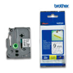 Cinta Brother TZE-S121 Negro sobre Transparente 9mm (3/8") x 8 mts.