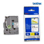 Cinta Brother TZE-S251 Negro sobre Blanco 24mm (1") x 8 mts.