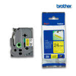 Cinta Brother TZE-S651 Negro sobre Amarillo 24mm (1") x 8 mts.