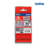 Cinta Brother TZE-S941 Negro sobre Plateado Mate 18mm (3/4") x 8 mts.