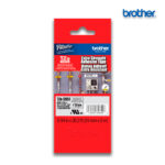 Cinta Brother TZE-S951 Negro sobre Plateado Mate 24mm (1") x 8 mts.