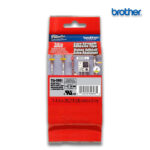 Cinta Brother TZE-S961 Negro sobre Plateado Mate 36mm (1.5") x 8 mts.