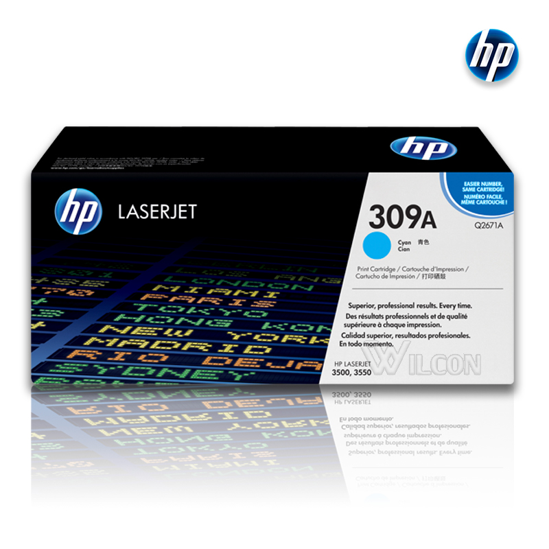 Toner HP Q2671A (309A) L.J. 3500 Cyan Toner HP Q2671A (309A) L.J. 3500 Cyan