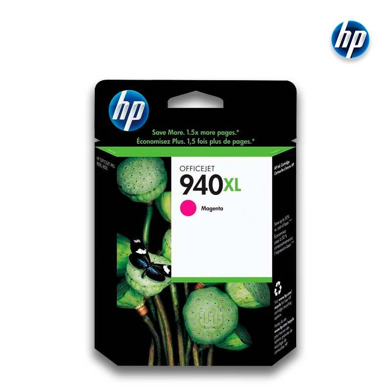 Tinta HP C4908AL (940XL) OfficeJet Pro 8500 Magenta Tinta HP C4908AL (940XL) OfficeJet Pro 8500 Magenta