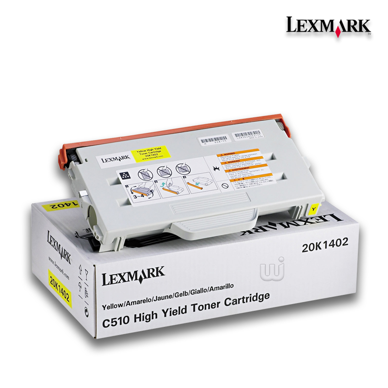 Toner Lexmark 20K1402 High Yield C510 Yellow Toner Lexmark 20K1402 High Yield C510 Yellow