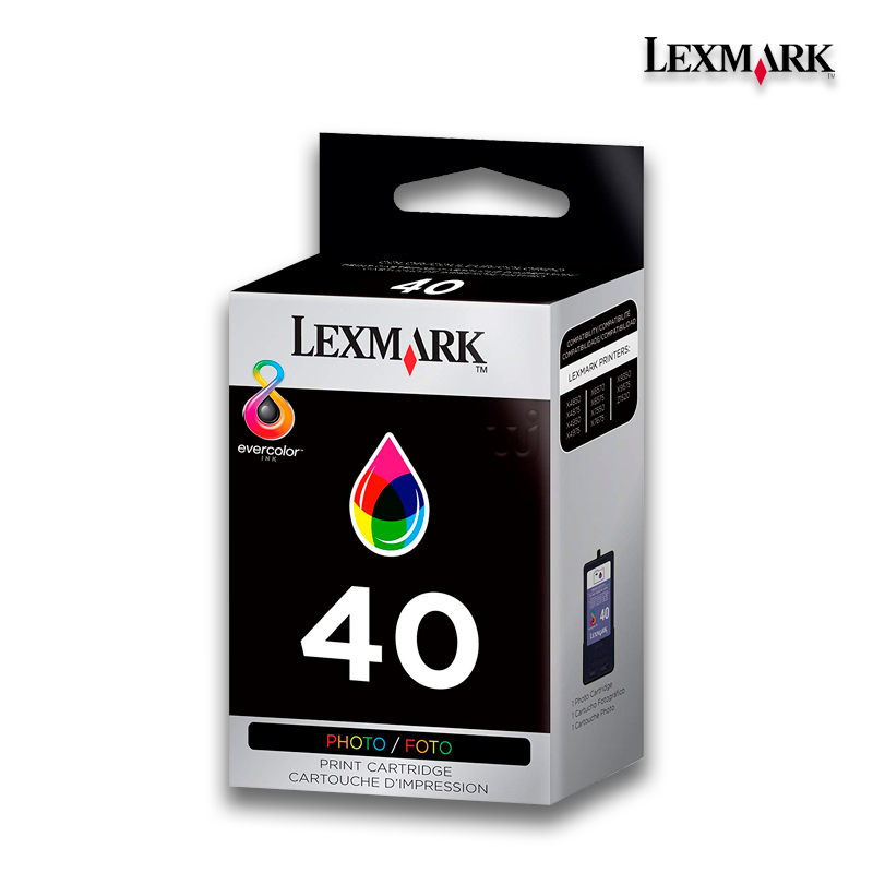 Tinta Lexmark 18Y0340 (40) Foto Z1520 Tinta Lexmark 18Y0340 (40) Foto Z1520