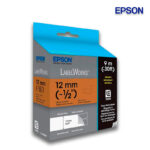 Cinta Epson LC 4KBM9 Labelworks Metallic 1 2 Negro sobre Dorado
