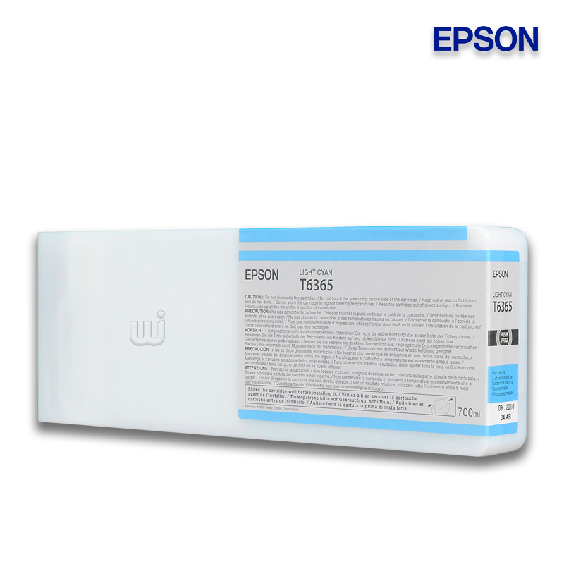 Tinta Epson T636500 Light Cyan 700ML Stylus Pro 7900 Tinta Epson T636500 Light Cyan 700ML Stylus Pro 7900