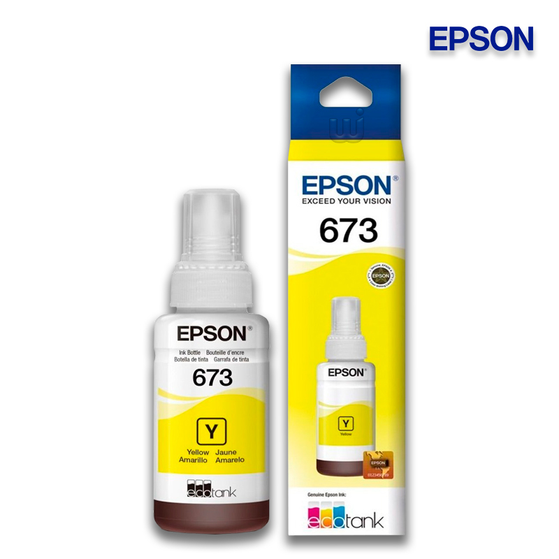 Tinta Epson T673420-AL Amarillo 70ML EcoTank L800 Tinta Epson T673420-AL Amarillo 70ML EcoTank L800