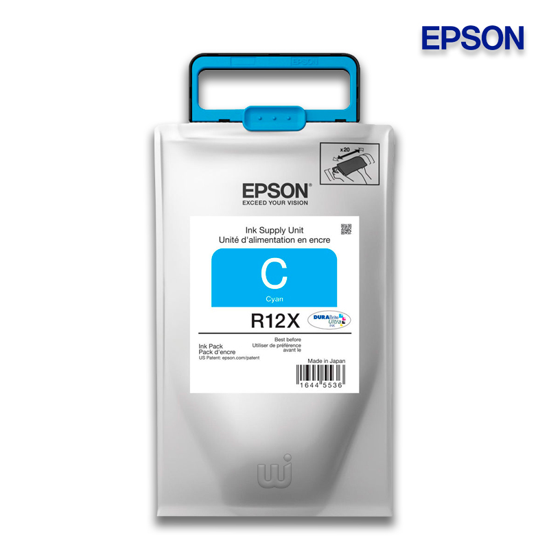 Tinta Epson TR12X220-AL Cyan WF-R5690 Tinta Epson TR12X220-AL Cyan WF-R5690