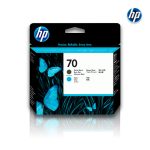 Cabezal HP C9404A (70) Matte Black & Cyan DesignJet Z2100