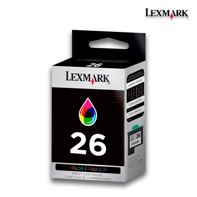 10N0026 Tinta Lexmark 10N0026 (26) Color Z13, Z25, Z33 (290 Pag) - Imagen 1